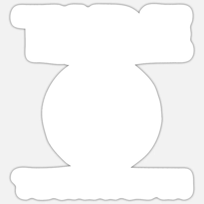 Technicien pneumatique - Sticker taille S (10 x 10 cm) - blanc mat
