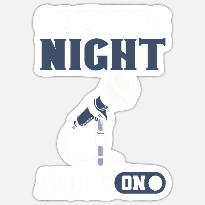 Opening night mode turned on. Theatre Sticker size S (10 x 10 cm)