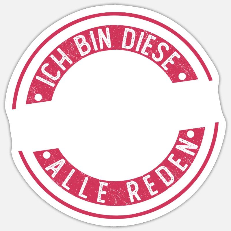 Kristin Geschenkidee Geschenk Geburtstag - Sticker Größe S (10 x 10 cm) - Mattweiß