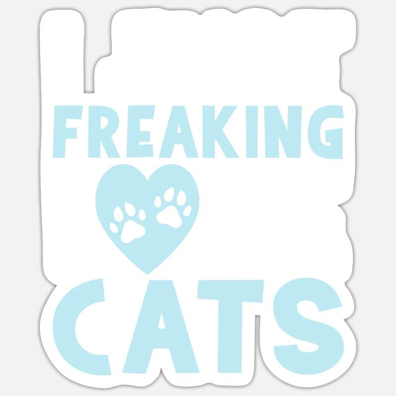 Gift Cat Owner Cat Gift Sticker size S (10 x 10 cm)