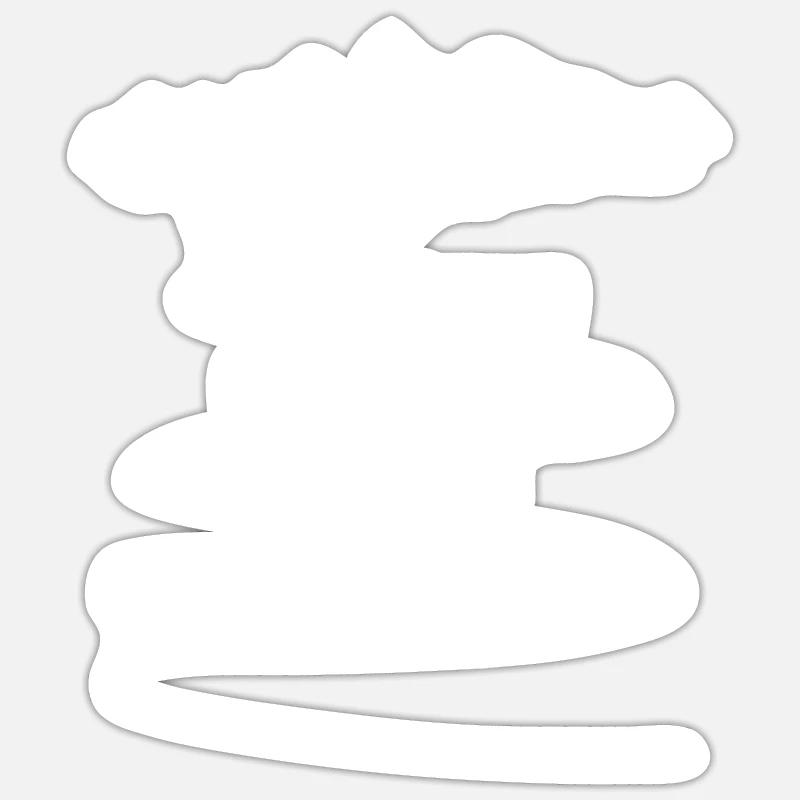 Nur eine halbe Meile oder so Wandern, Klettern, lustiges Hik Sticker Größe S (10 x 10 cm)