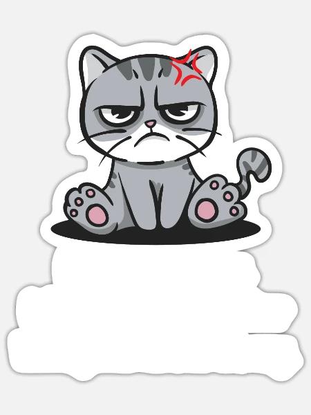 Setzen Sie sich einfach in Ihre Unrecht und lassen - Sticker Größe S (10 x 10 cm) - Mattweiß