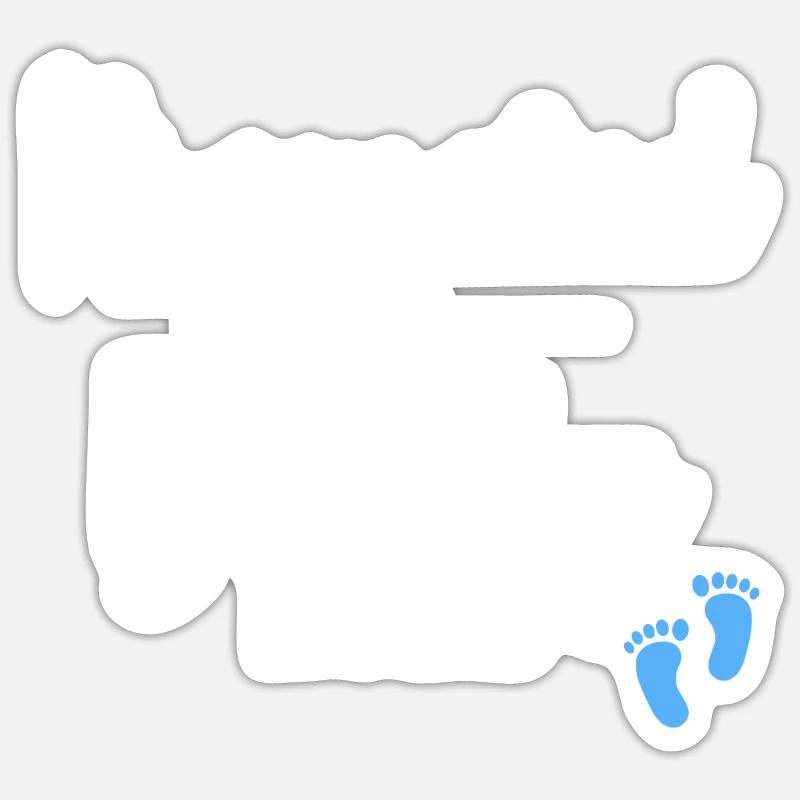 Hacker-Hacking - Sticker Größe S (10 x 10 cm) - Mattweiß