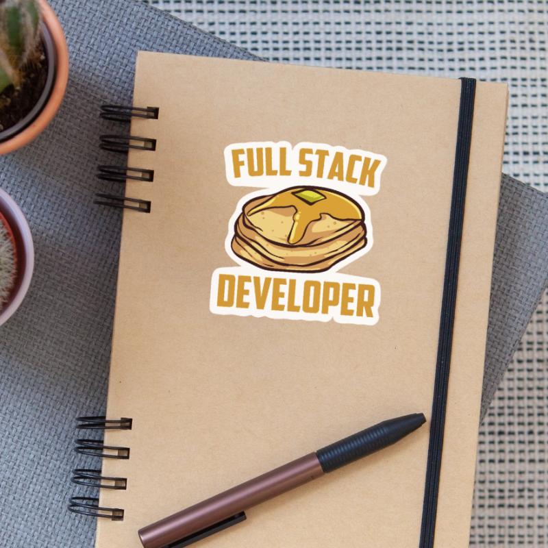 Full Stack Developer - Computer Science Programmer Sticker size S (10 x 10 cm)