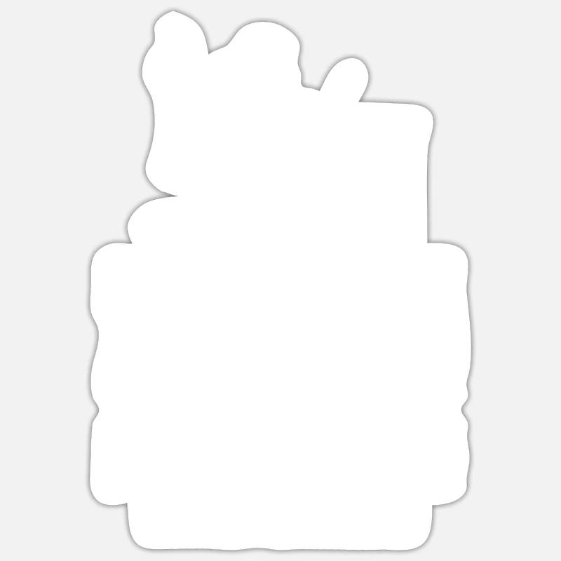 Entwickler Coder Programmierer - Sticker Größe S (10 x 10 cm) - Mattweiß