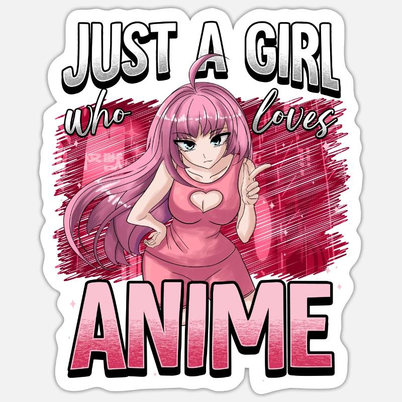 Anime Otaku Weeb Sticker size S (10 x 10 cm)