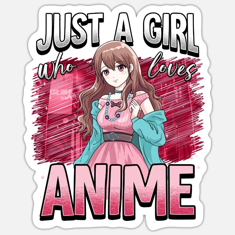 Anime Otaku Weeb Sticker size S (10 x 10 cm)
