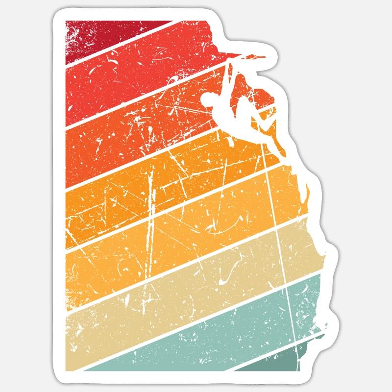 Escalade de bloc Escalade libre Escalade Sticker taille S (10 x 10 cm)