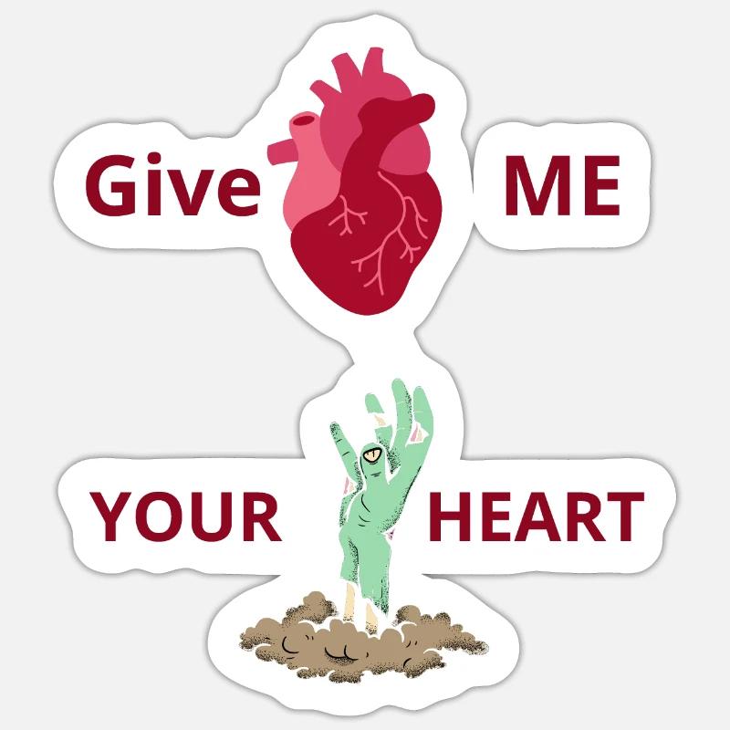 Cuore Sticker formato S (10 x 10 cm)