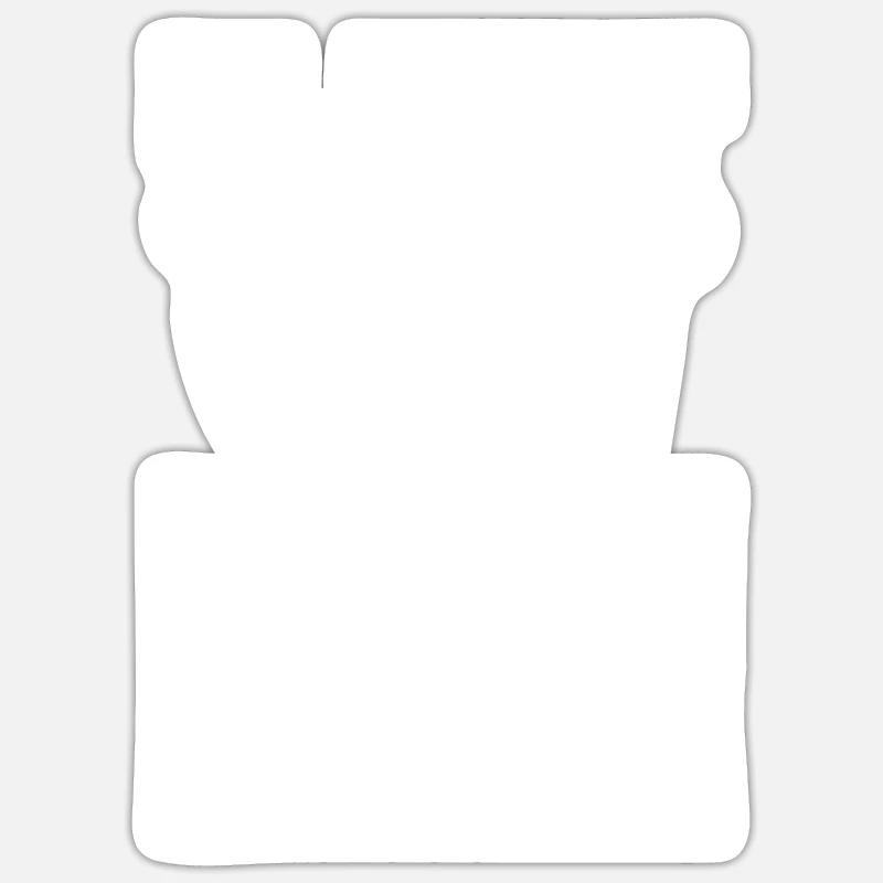 Technicien robotique Ai Robot - Sticker taille S (10 x 10 cm) - blanc mat