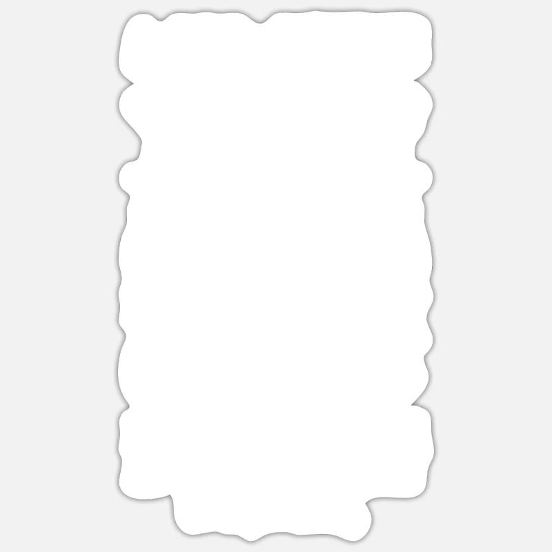 Gabelstapler - Sticker Größe S (10 x 10 cm) - Mattweiß