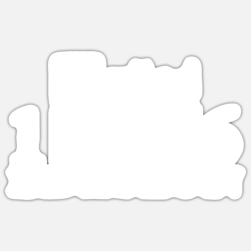 Édition limitée 1986 - Sticker taille S (10 x 10 cm) - blanc mat