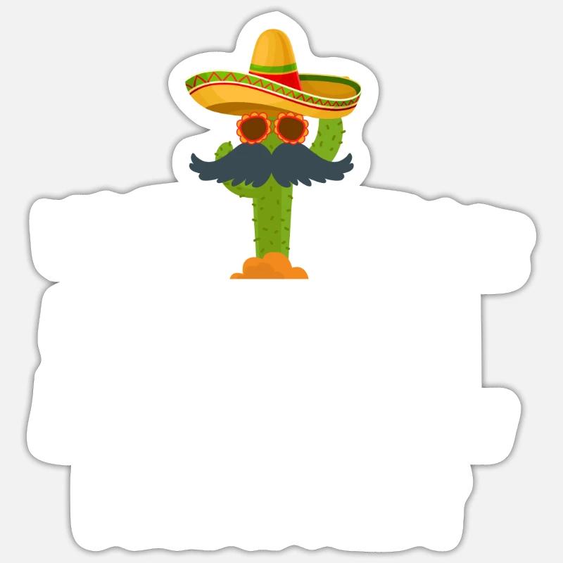 Nacho Durchschnittlicher Sondengänger Sticker Größe S (10 x 10 cm)