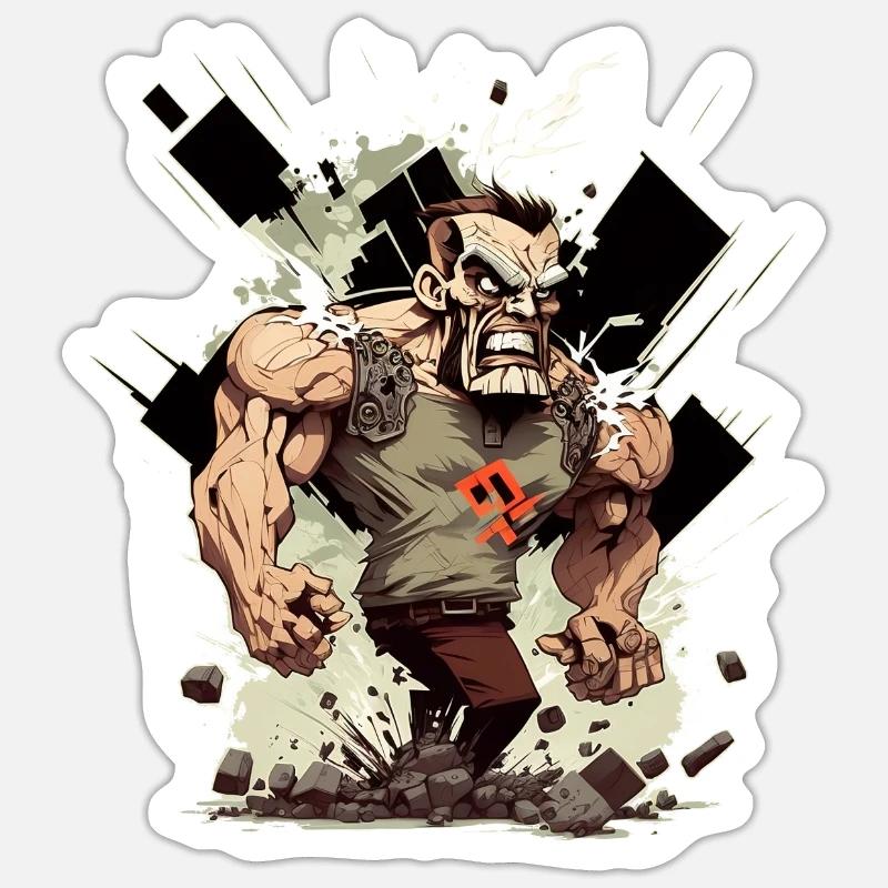 Sticker størrelse S (10 x 10 cm) - 