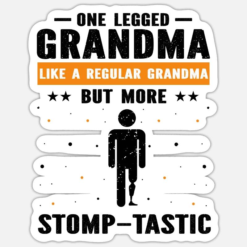 Bionic leg design for leg prostheses Sticker size S (10 x 10 cm)