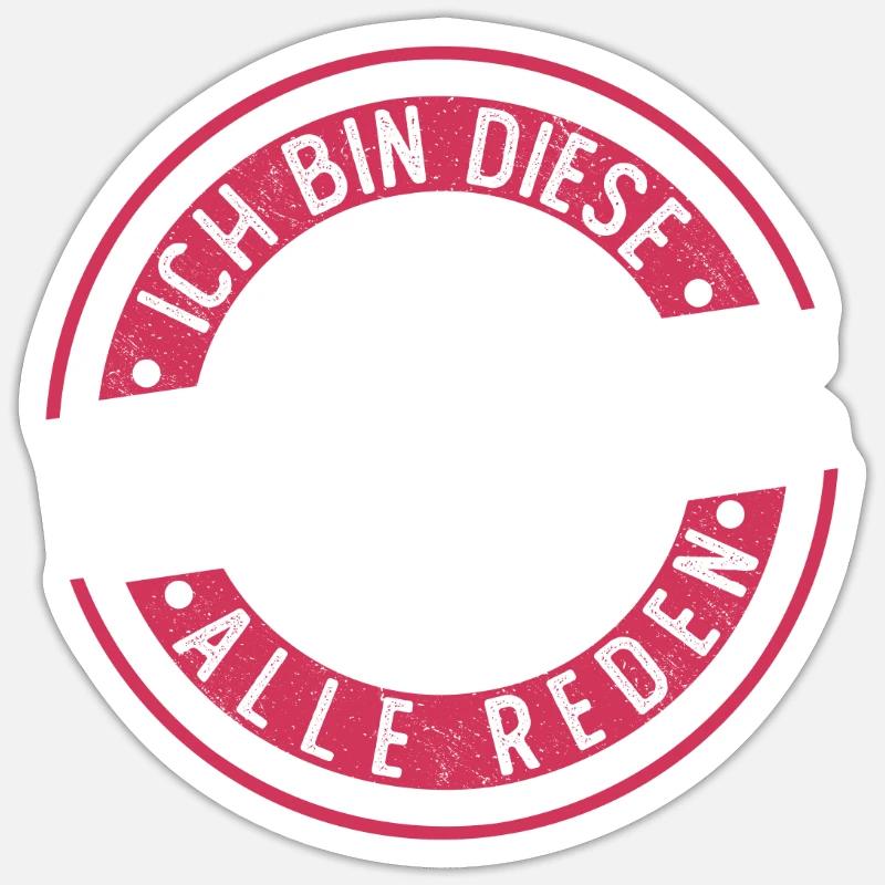 Rosalie Geschenkidee Geschenk Geburtstag - Sticker Größe S (10 x 10 cm) - Mattweiß