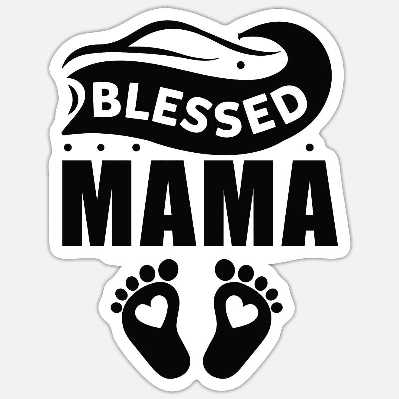 Beste Mama Überhaupt Muttertag Mutter Geschenk Sticker Größe S (10 x 10 cm)