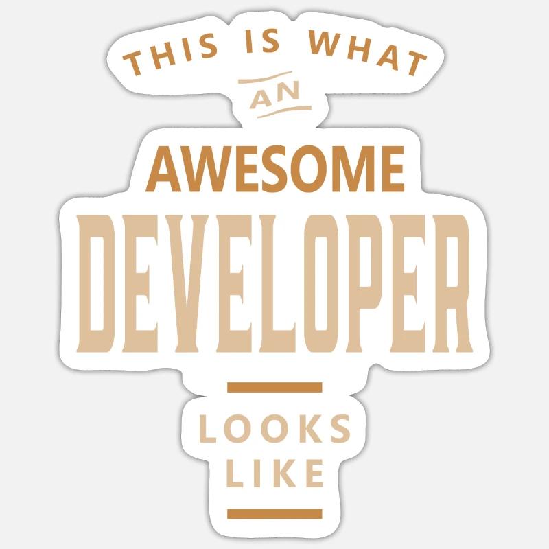 Developer Sticker size S (10 x 10 cm)