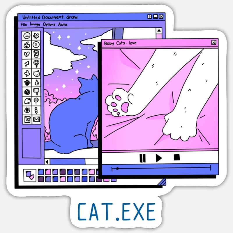 Sticker size S (10 x 10 cm) - 