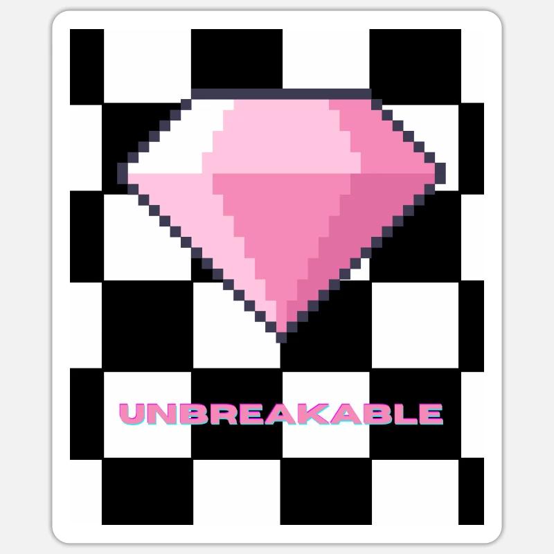 Diamond Unbreakable Sticker Größe S (10 x 10 cm)