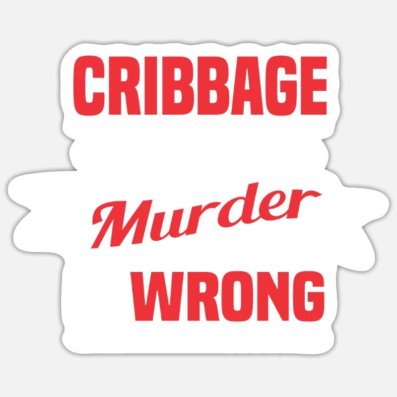Cribbage Sticker size S (10 x 10 cm)