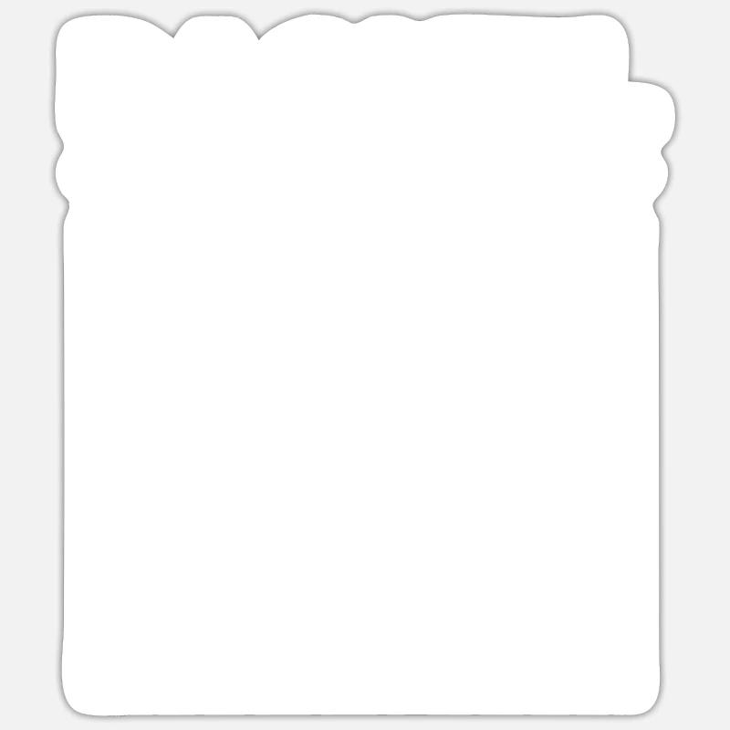 Dackel Anatomie - Sticker Größe S (10 x 10 cm) - Mattweiß