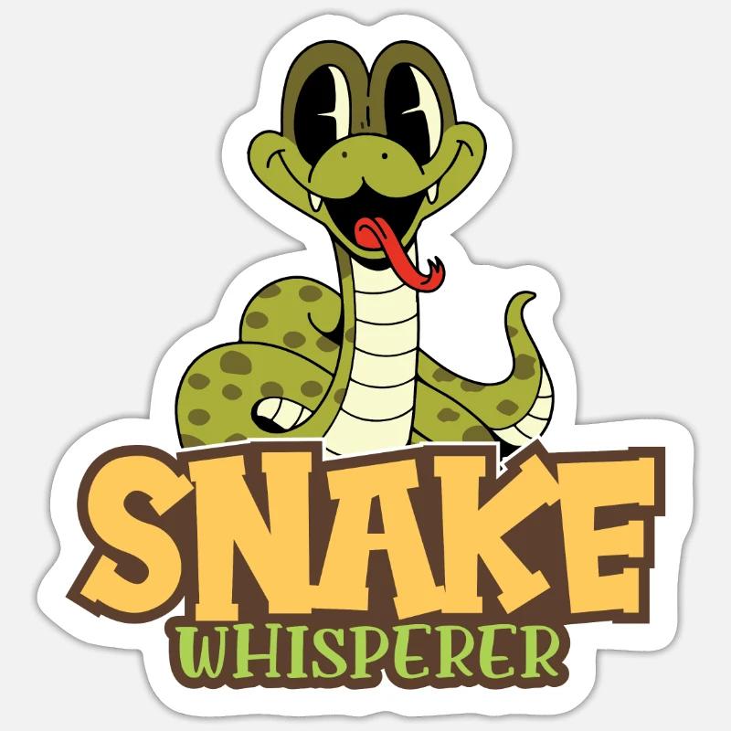 Snake Proverbs Proverbs - Sticker size S (10 x 10 cm) - white matte