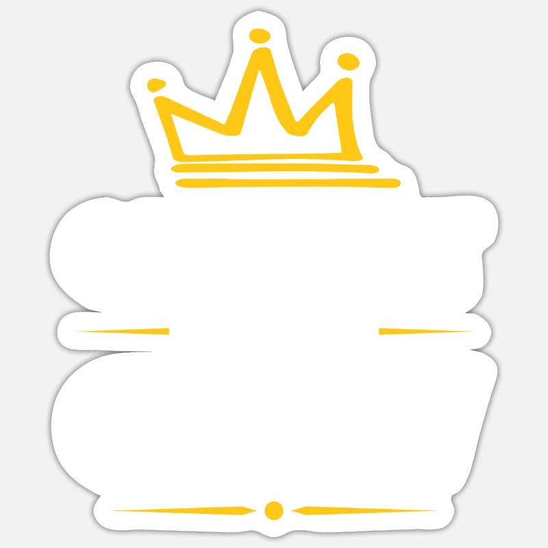 Équipe de cricket - Sticker taille S (10 x 10 cm) - blanc mat