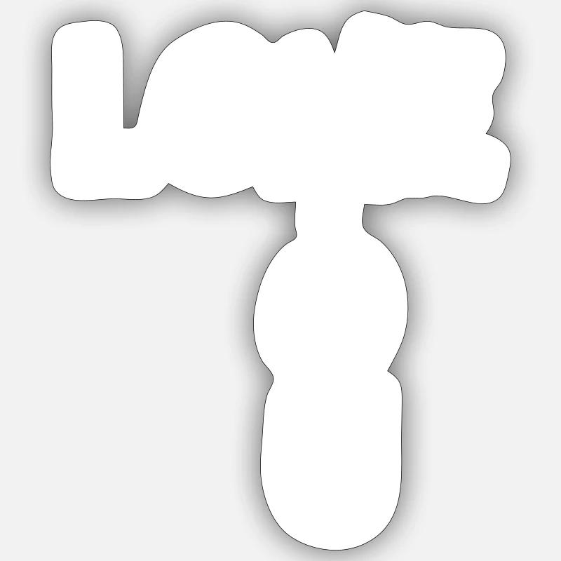 Sticker Größe S (10 x 10 cm) - 