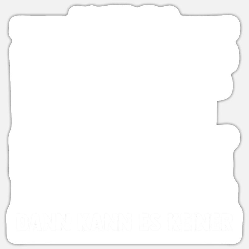 Rolf - Sticker taille S (10 x 10 cm) - blanc mat