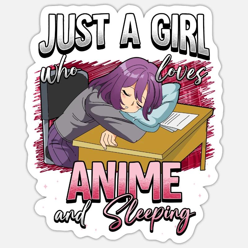 Anime Otaku Weeb Sticker size S (10 x 10 cm)