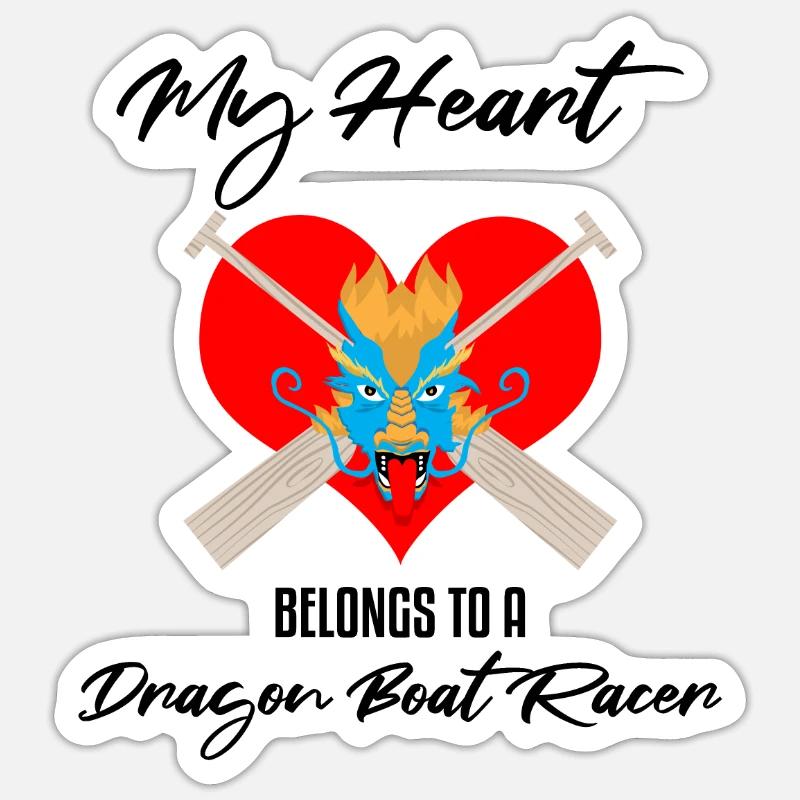 Conception de course de bateaux-dragons pour Dragon Boating Sticker taille S (10 x 10 cm)