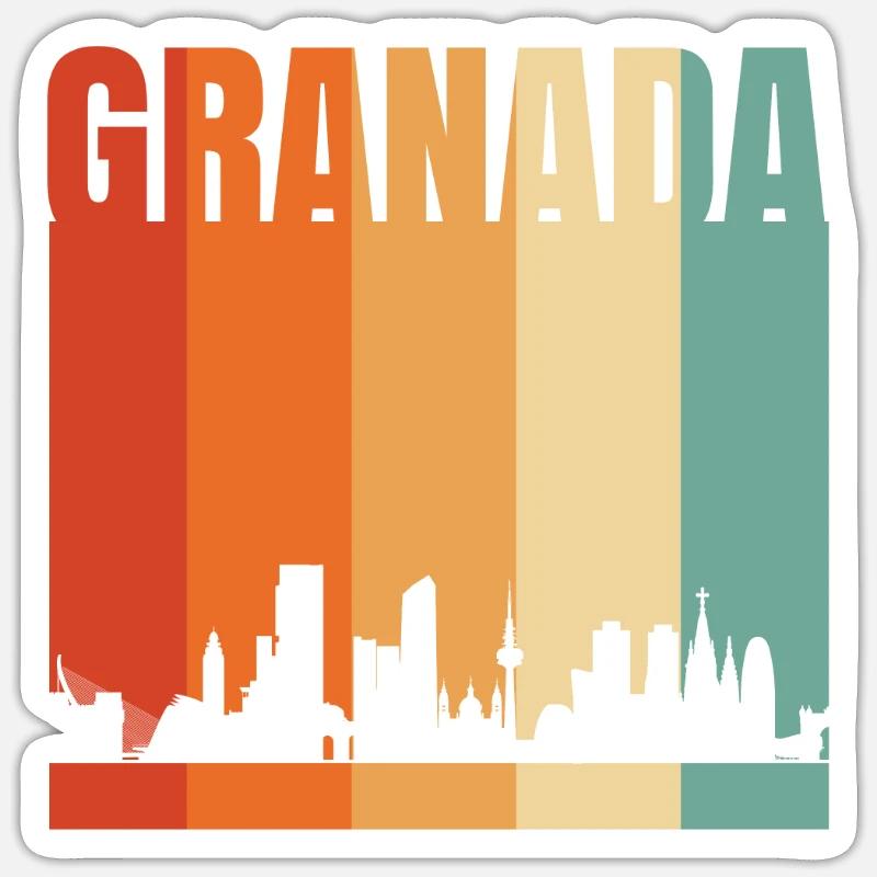 Granada Sticker size S (10 x 10 cm)