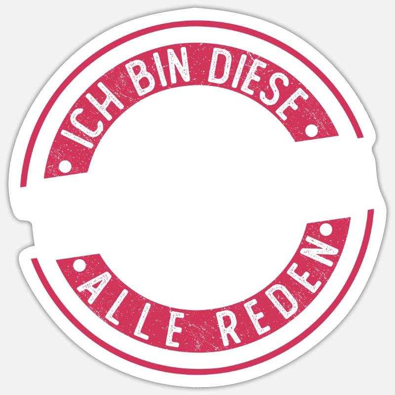 Theresa Geschenkidee Geschenk Geburtstag - Sticker Größe S (10 x 10 cm) - Mattweiß