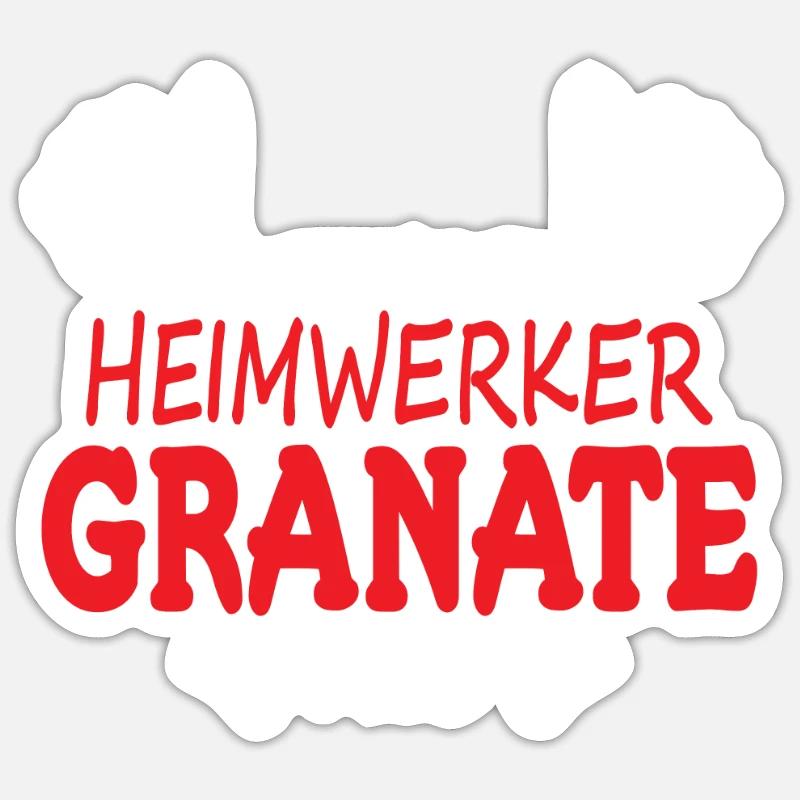 Heimwerker Geschenkidee Handwerker Sticker Größe S (10 x 10 cm)