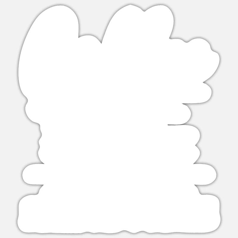 Sheepadoodle Doodle Hund Sticker Größe S (10 x 10 cm)