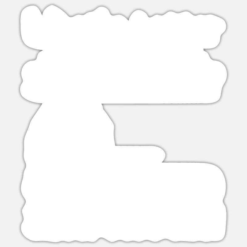Sheepadoodle Doodle Dog - Sticker size S (10 x 10 cm) - white matte
