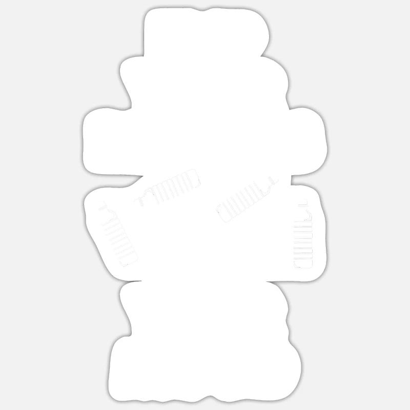 Bottle Flip - Sticker size S (10 x 10 cm) - white matte