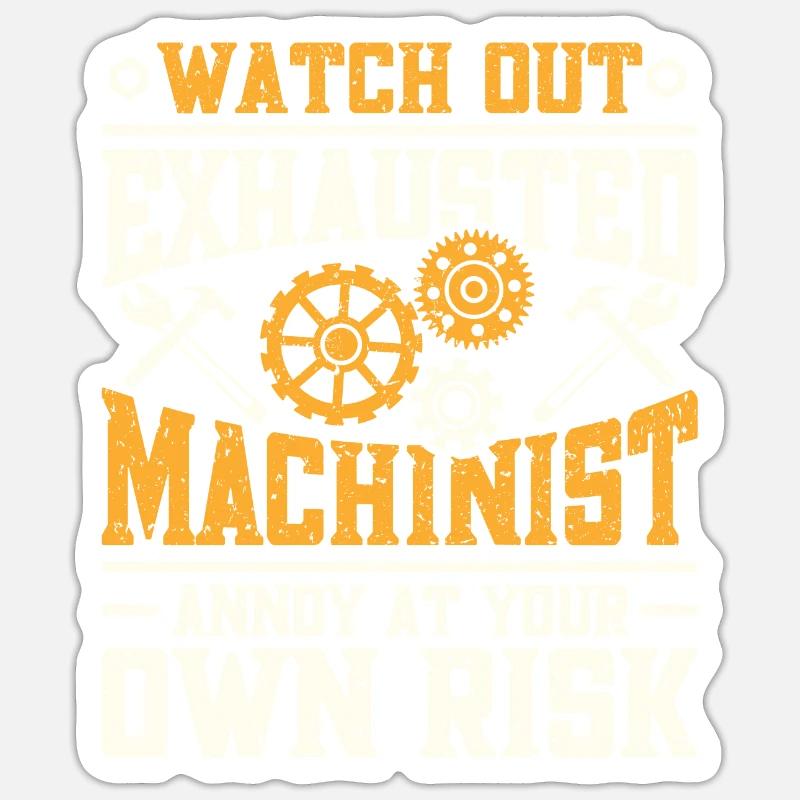 Locksmith - Sticker size S (10 x 10 cm) - white matte