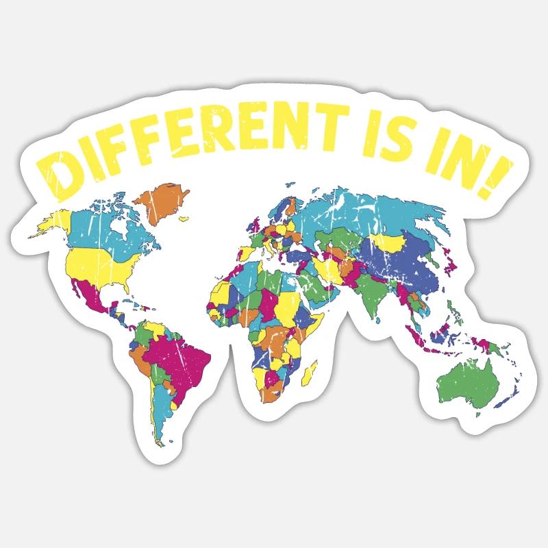Diversität - Zu viel Spaß, um nur einer zu sein! - Sticker Größe S (10 x 10 cm)