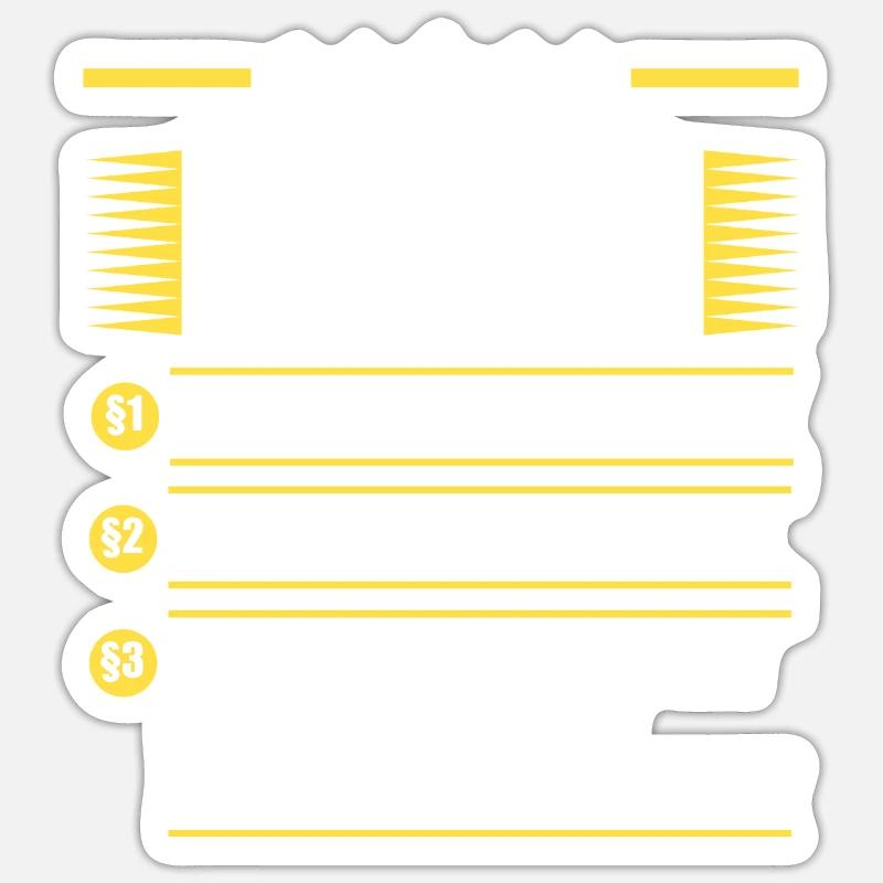 Lars - Sticker taille S (10 x 10 cm) - blanc mat
