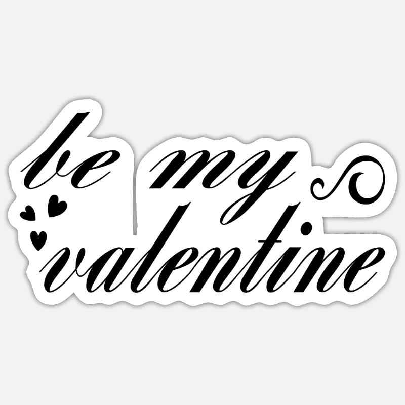 Dicton de la Saint-Valentin Sticker taille S (10 x 10 cm)