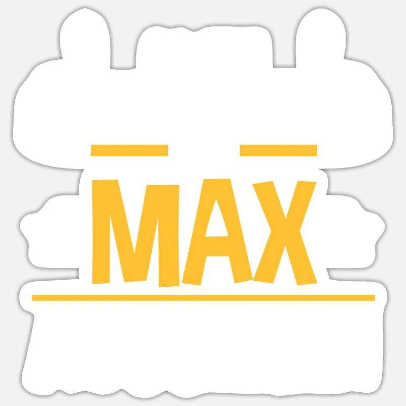 Max Sticker Größe S (10 x 10 cm)