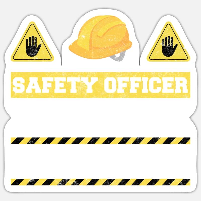 Responsable de la sécurité Agent de sécurité Sticker taille S (10 x 10 cm)