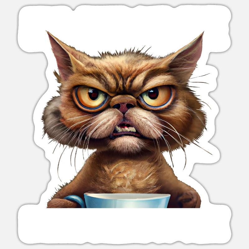 Its Fine Im Fine Everything Is Fine Sticker Größe S (10 x 10 cm)