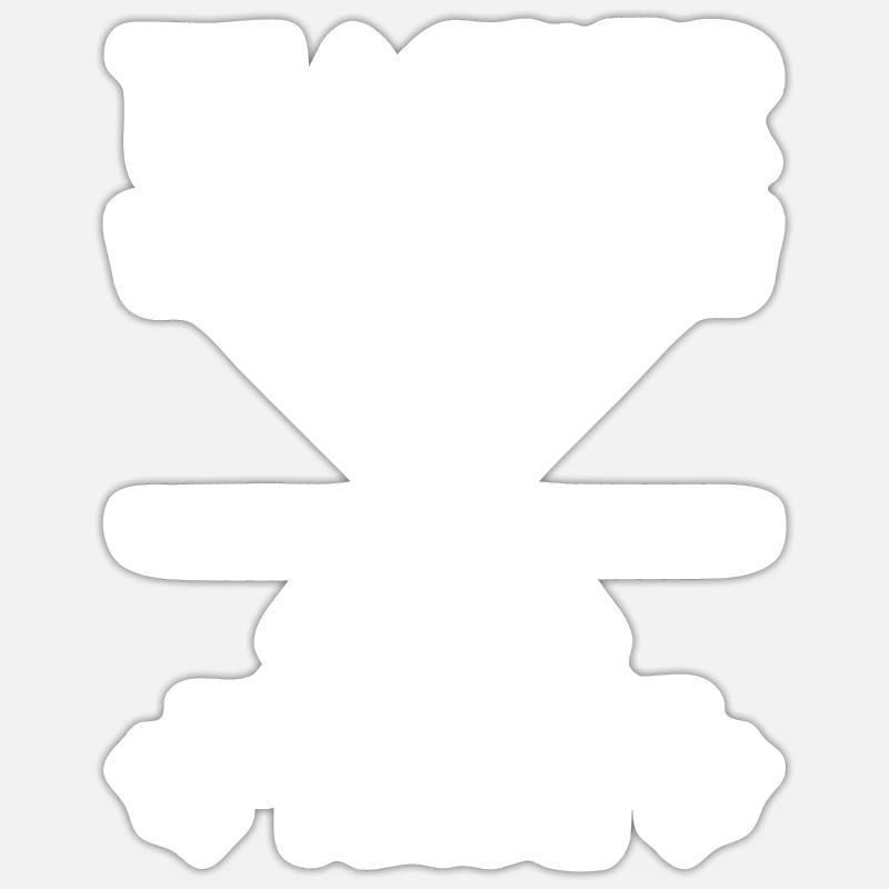 Conception de groupes d’enseignants - Sticker taille S (10 x 10 cm) - blanc mat