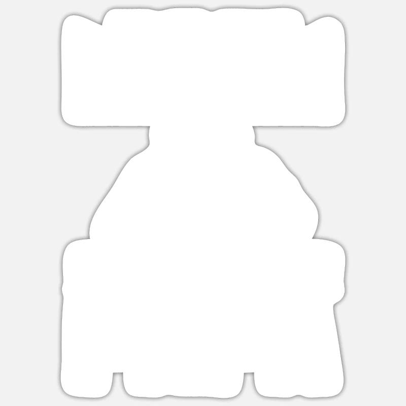 Entwickler Coder Programmierer Vater - Sticker Größe S (10 x 10 cm) - Mattweiß