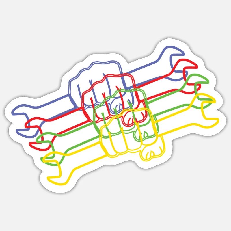 Sticker taille S (10 x 10 cm) - 