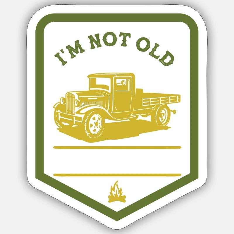 Classique fermier Sticker taille S (10 x 10 cm)