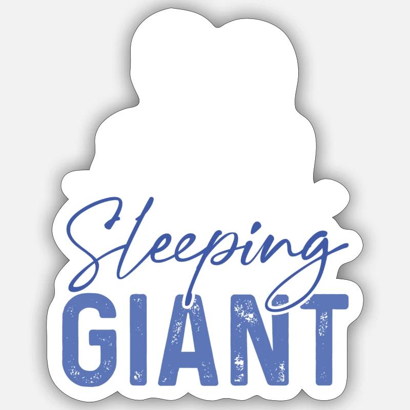 Géant du sommeil Sticker taille S (10 x 10 cm)